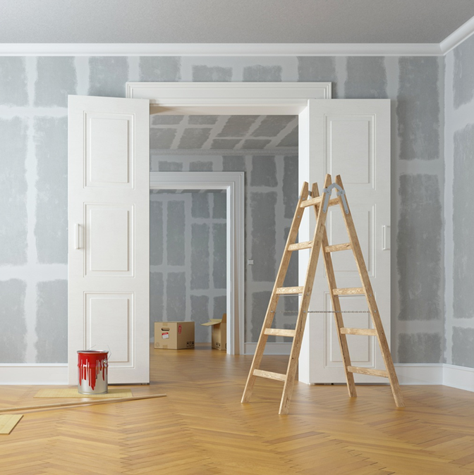 Renovatiewerken en afwerking