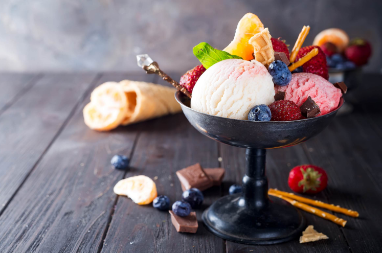 Desserts bij Intermezzo