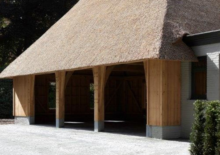 Eiken carports Wuustwezel - Rasenberg Riet