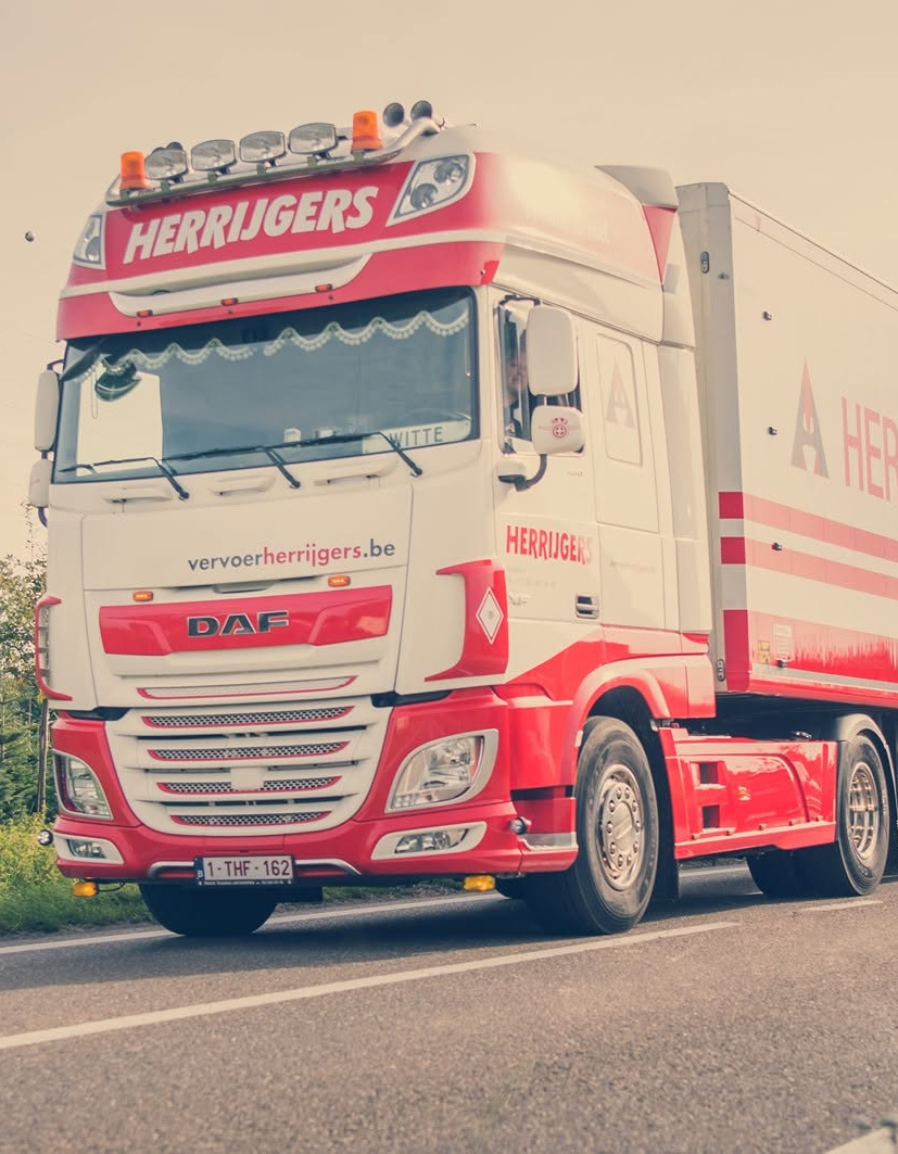 Containertransport door Hervotrans