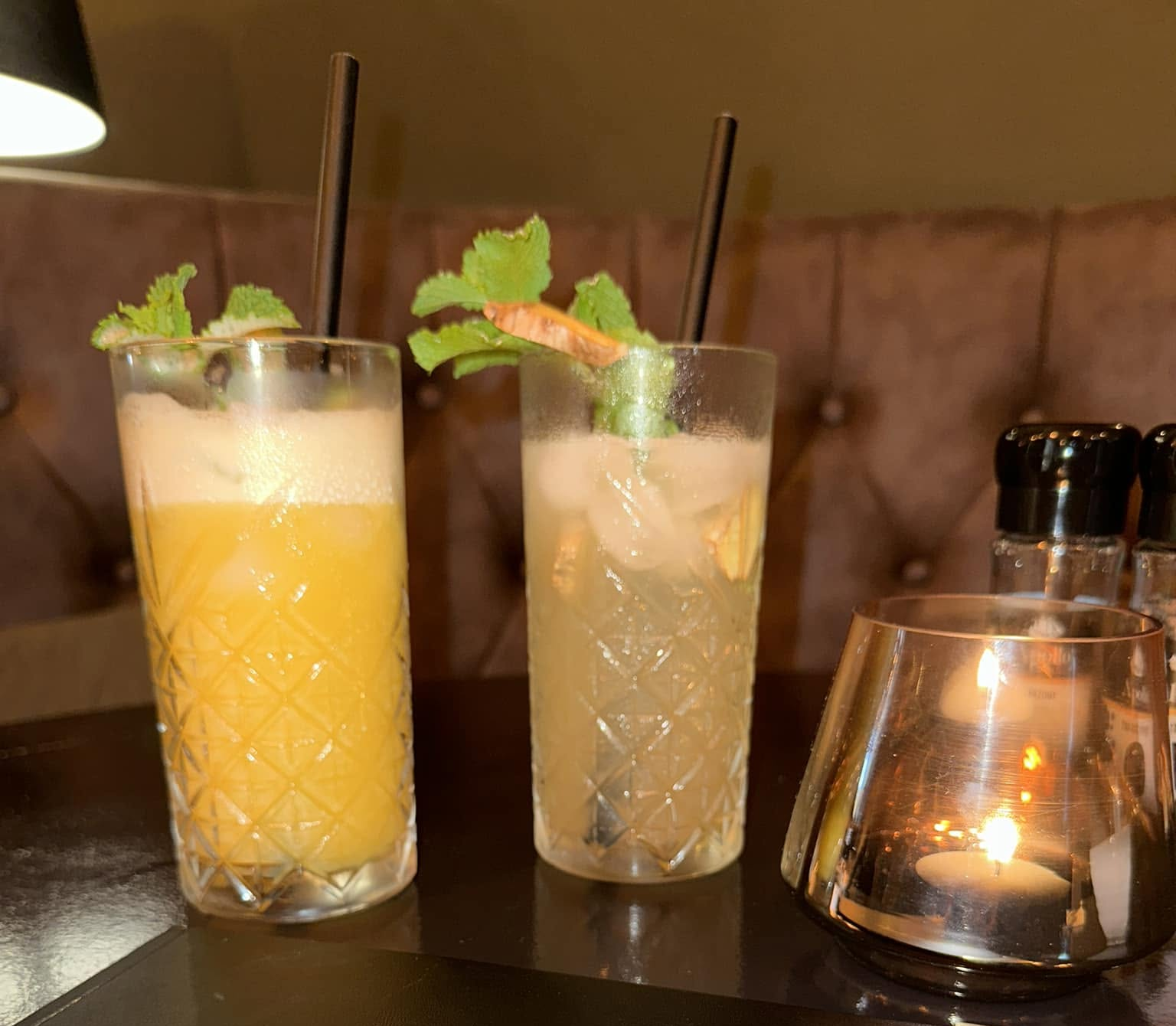 Drankkaart met mocktails, frisdranken en warme dranken bij Restaurant La Roche in Antwerpen