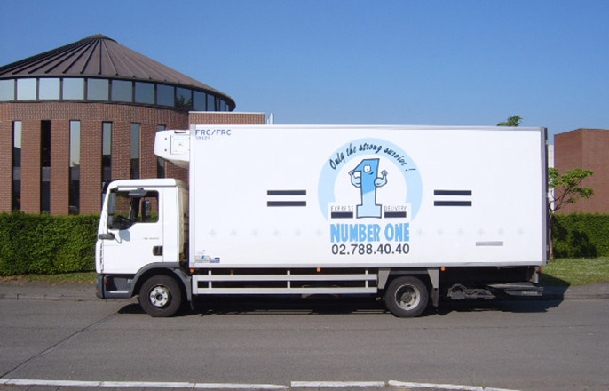 Camion Frigo Frais 12 PAL pour transport express