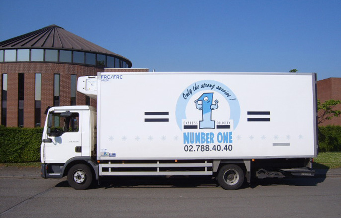 Camion Frigo Surgelé 12 PAL pour transport express