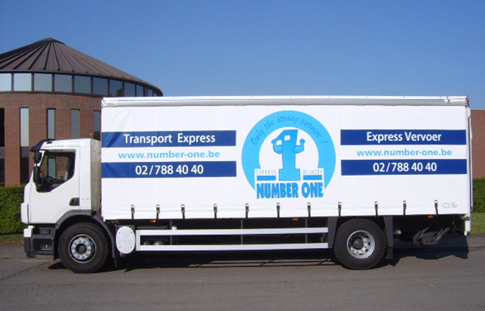 Camion 18 PAL Baché pour transport express