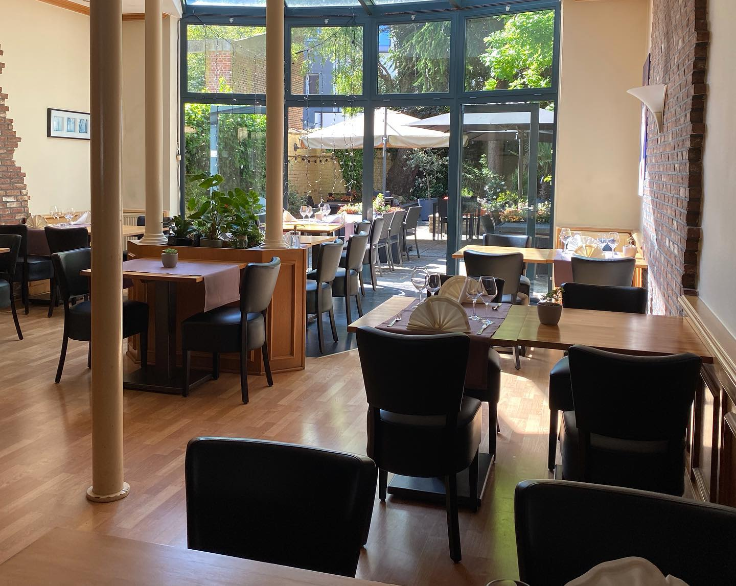Menukaart van De Orangerie in Berchem
